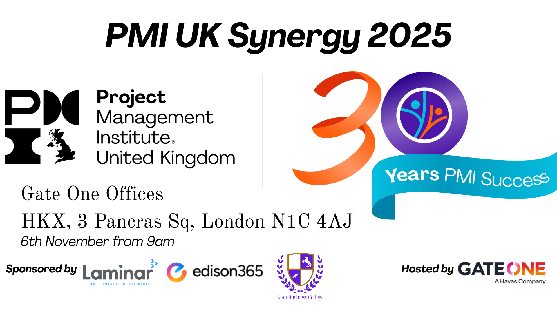 PMI UK Synergy Conference. 6th November 2025