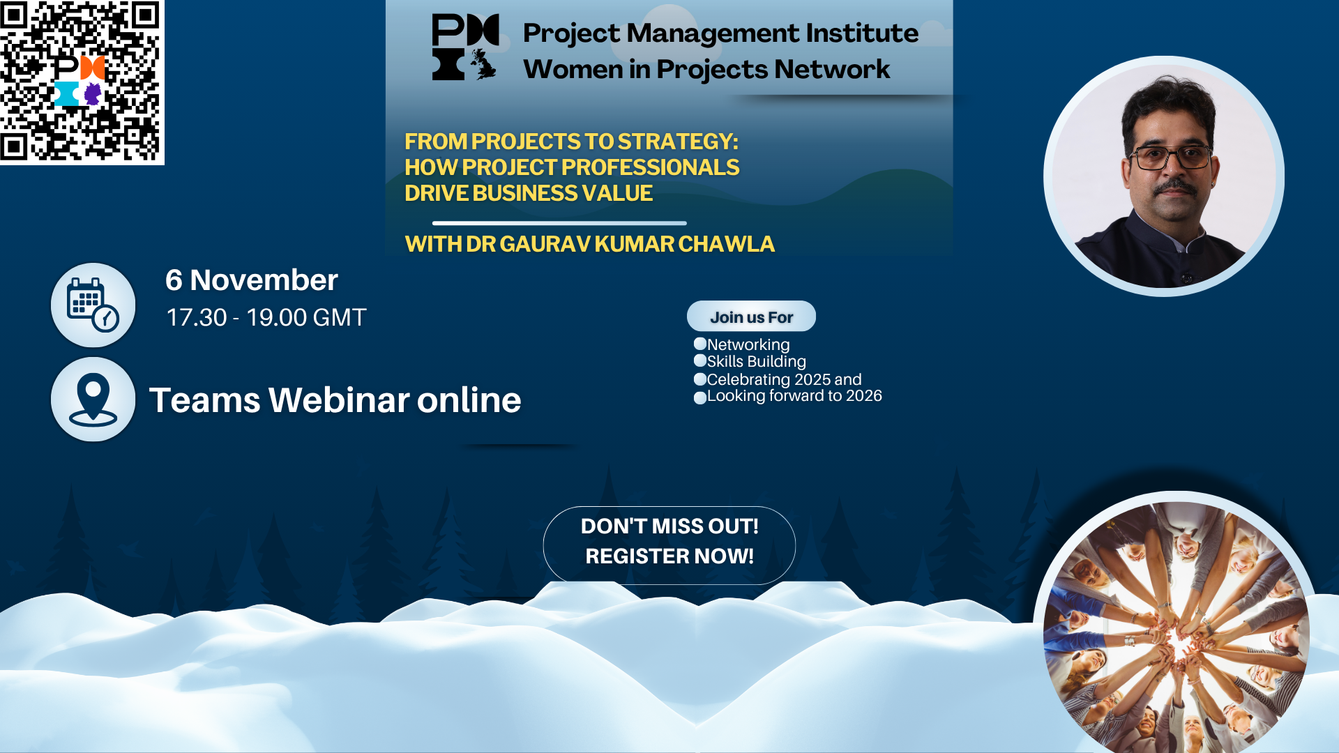 PMI Women in Projects Network Year-End Webinar. 6th November 2025