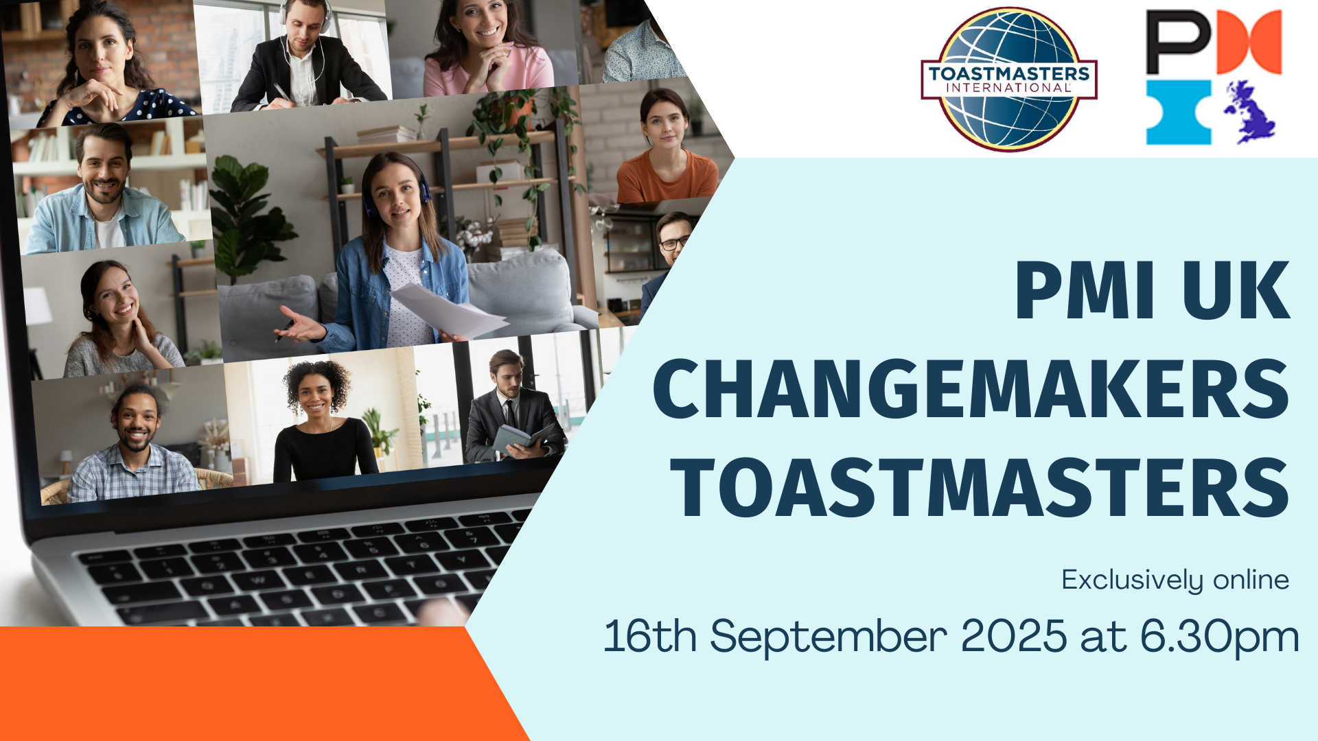 PMI UK Changemakers Toastmasters. 16th September 2025