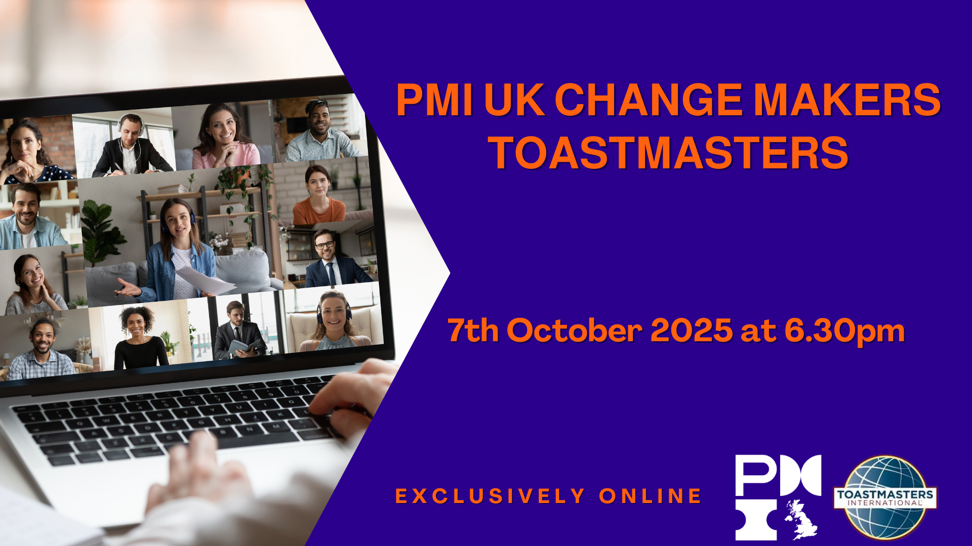 PMI UK Changemakers Toastmasters. 7th October 2025