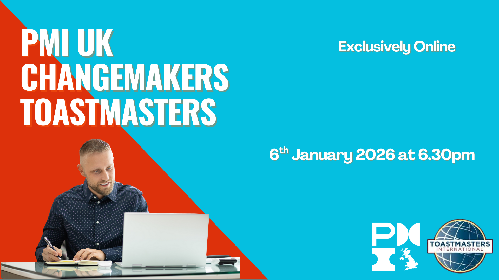 PMI UK Changemakers Toastmasters. 6th January 2026
