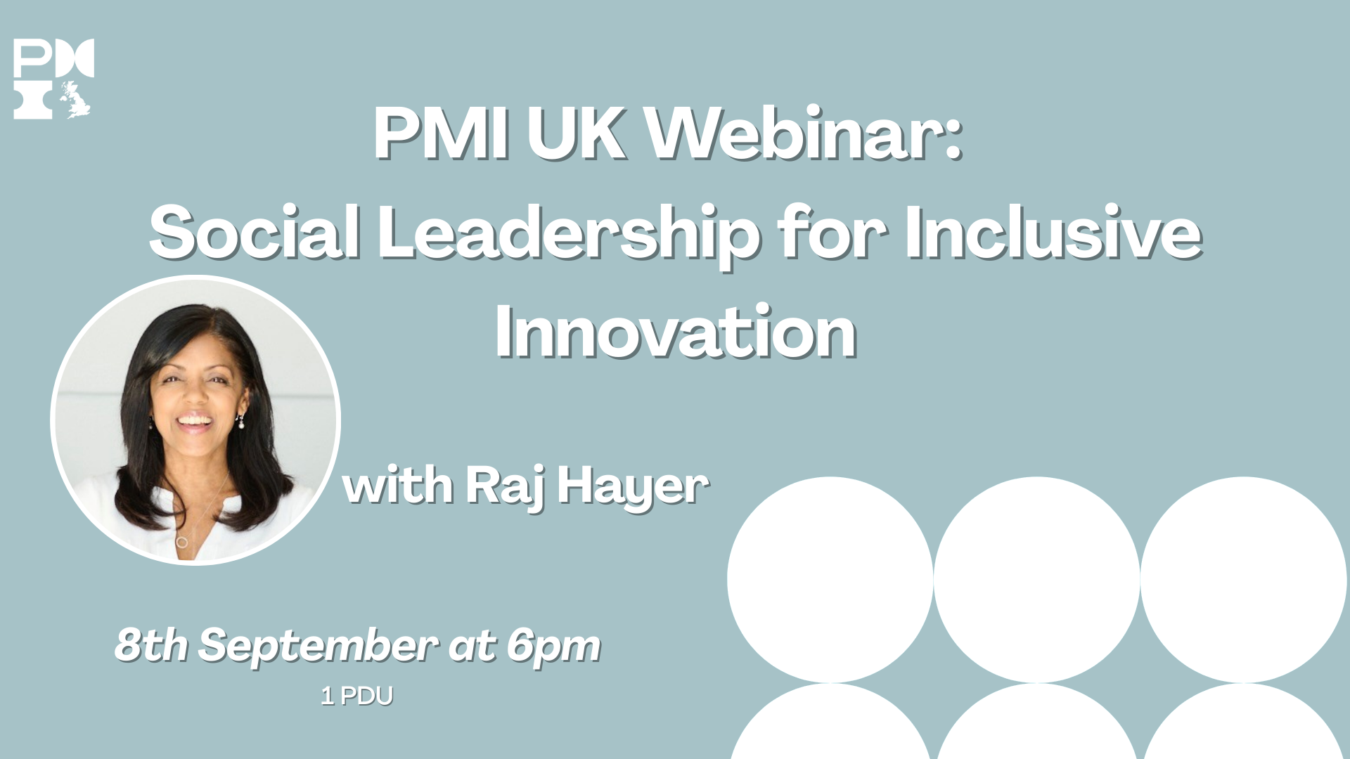 PMI UK Webinar: Social Leadership for Inclusive Innovation. 8th September 2026
