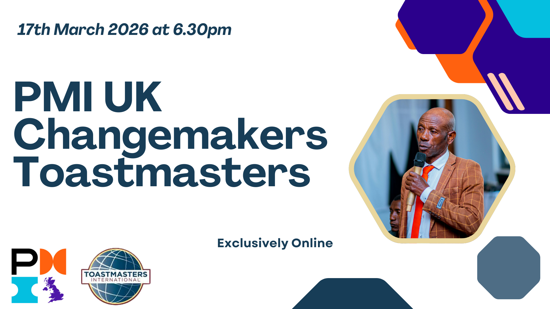 PMI UK Changemakers Toastmasters. 17th March 2026