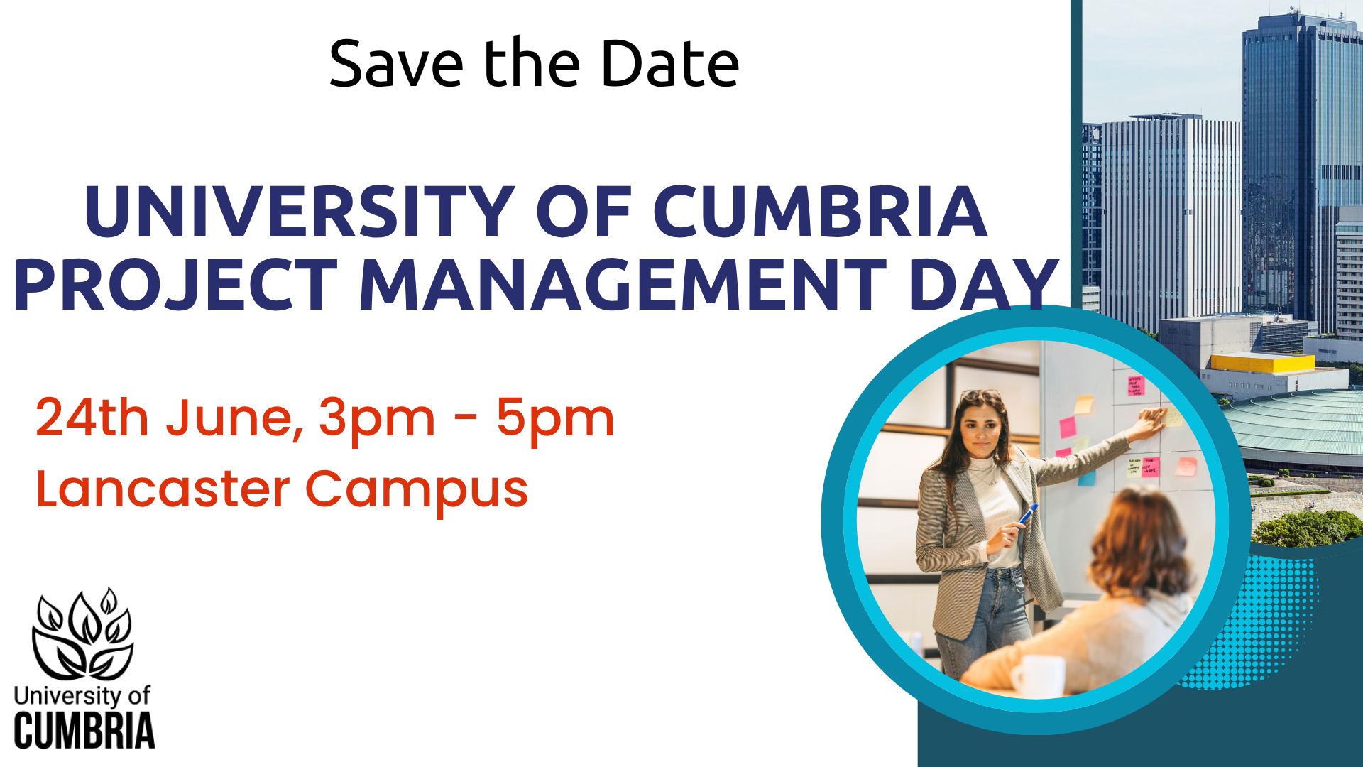 Save the Date: University of Cumbria Project Management Day. 24th June 2026